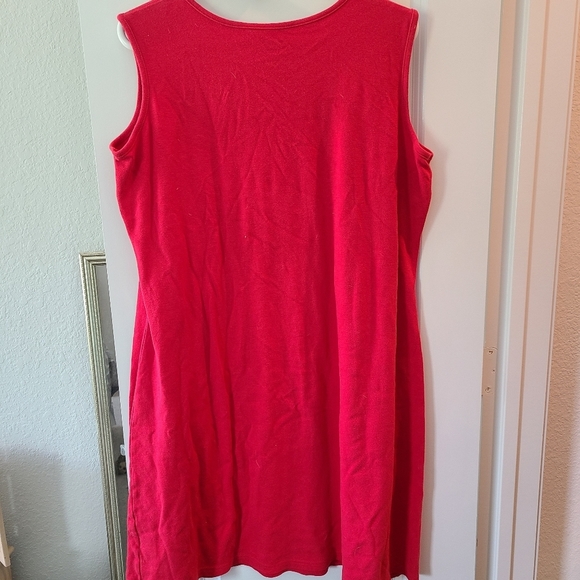 Pretty In Red Norm Thompson Plus Size Dress - Picture 3 of 10